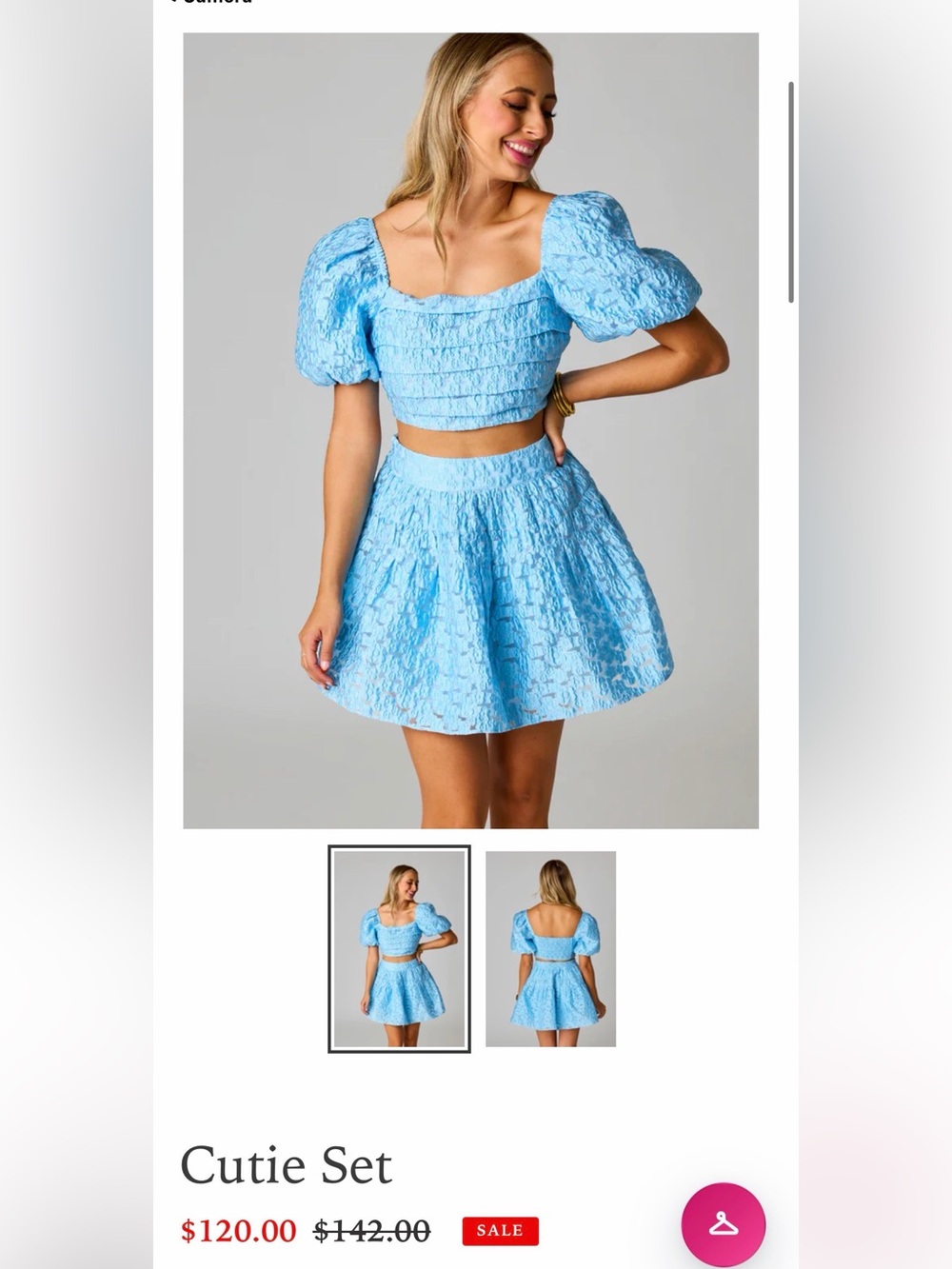Buddy Love 2 piece skirt set